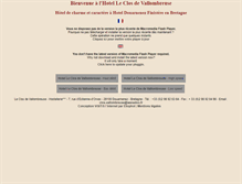 Tablet Screenshot of closvallombreuse.com